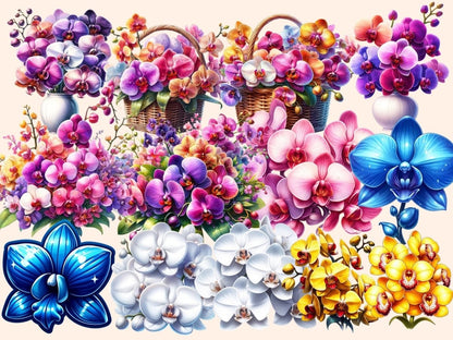Orchids Clipart beautiful orchids - Wonders Artist