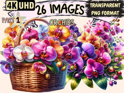Orchids Clipart beautiful orchids - Wonders Artist