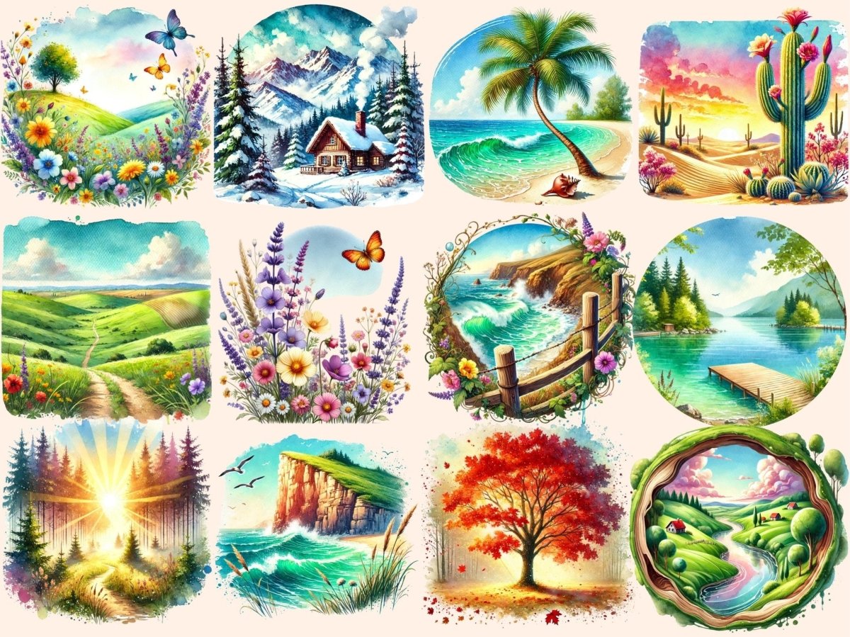 Outdoor Landscapes Clipart countryside png forest clipart hiking landscape png - WondersArtist