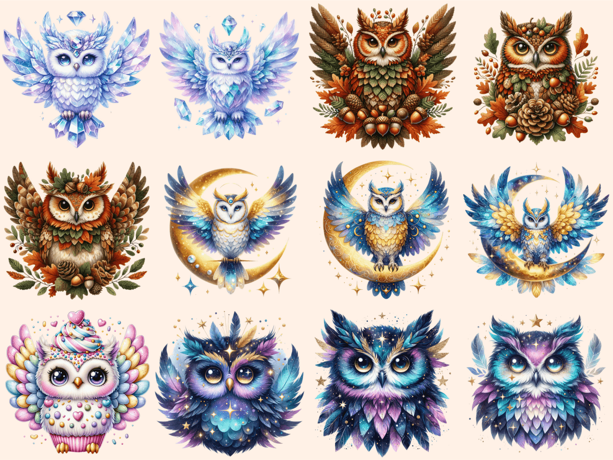 Owls Clipart autopost Cute owl art cute owl clipart - WondersArtist