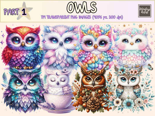 Owls Clipart autopost Cute owl art cute owl clipart - WondersArtist
