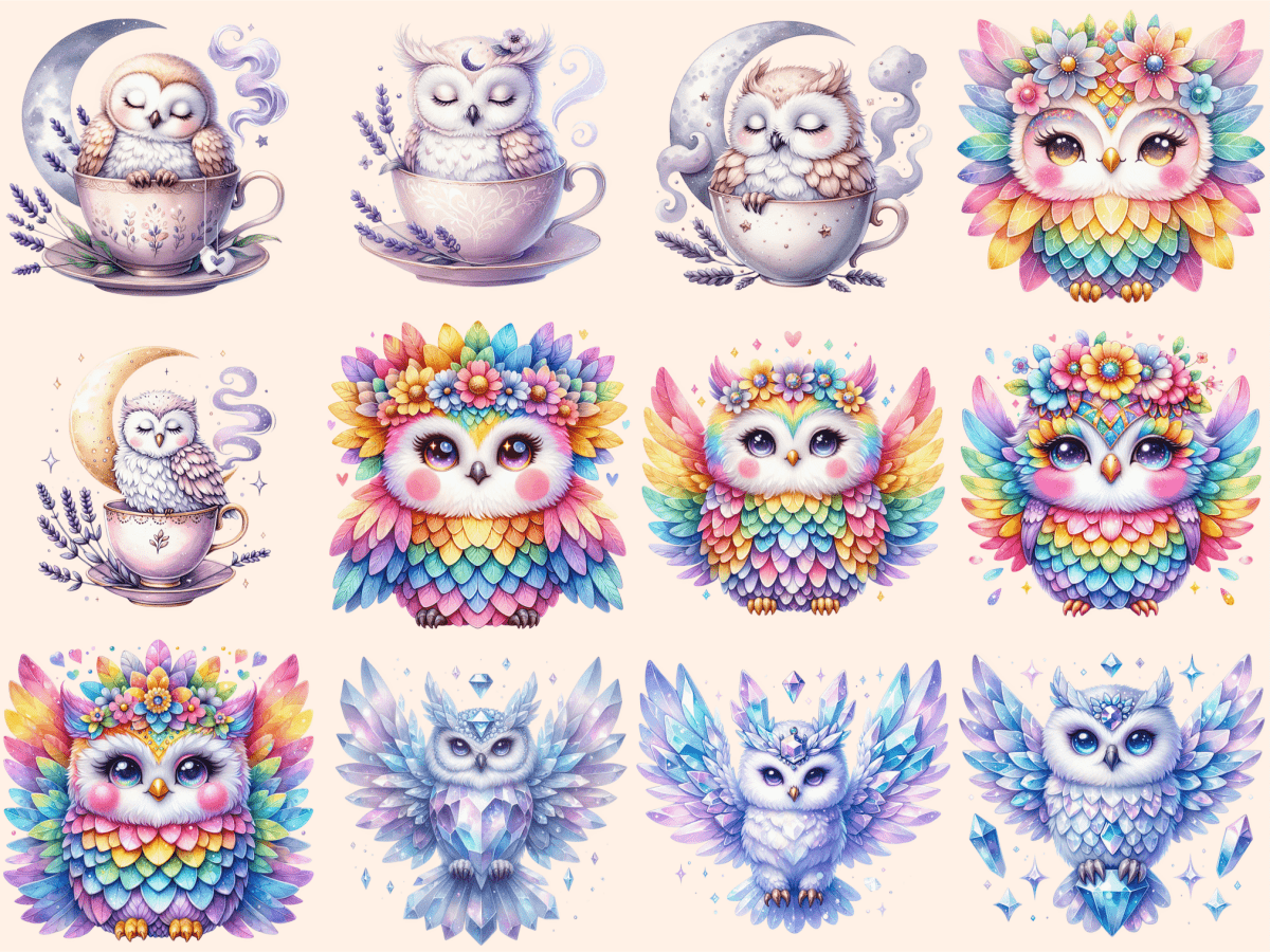 Owls Clipart autopost Cute owl art cute owl clipart - WondersArtist