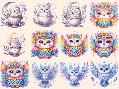 Owls Clipart autopost Cute owl art cute owl clipart - WondersArtist