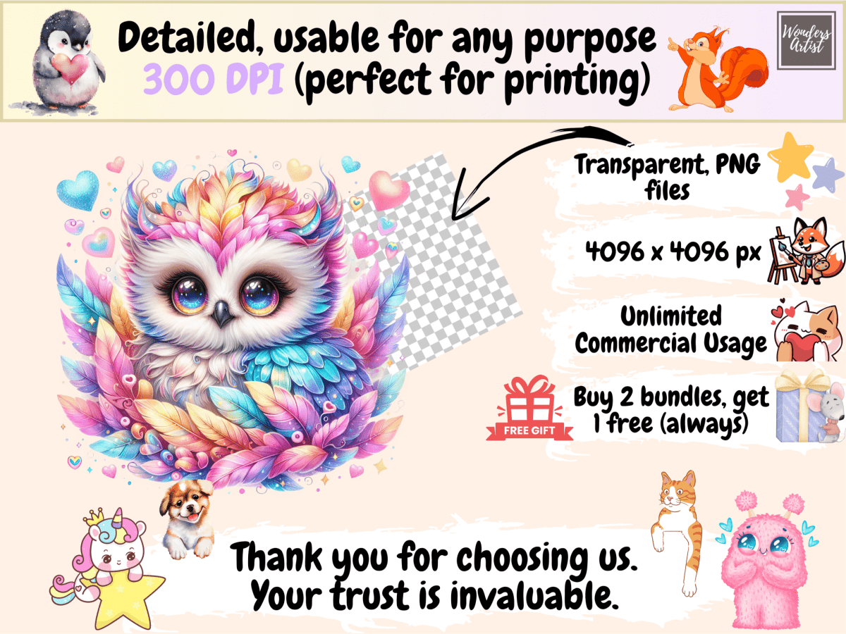 Owls Clipart autopost Cute owl art cute owl clipart - WondersArtist