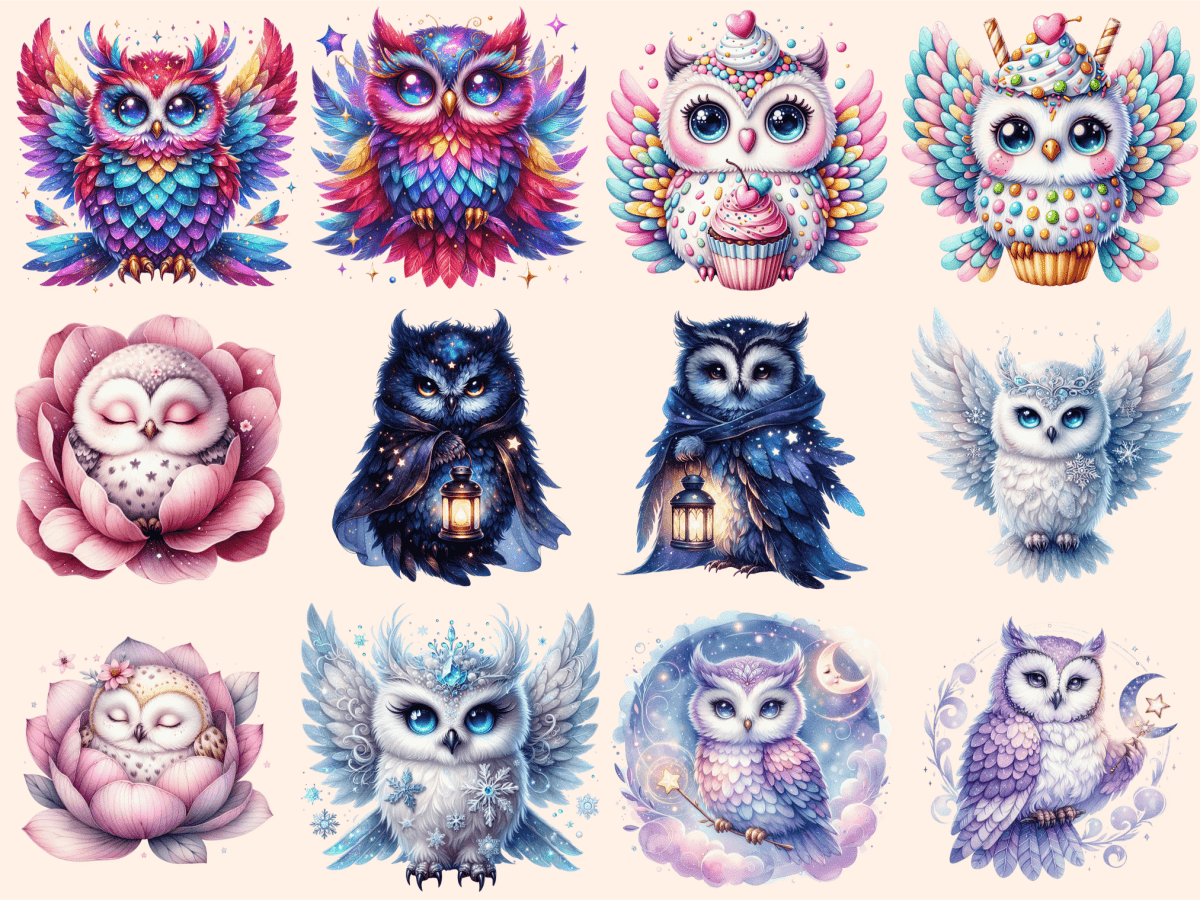 Owls Clipart autopost Cute owl art cute owl clipart - WondersArtist