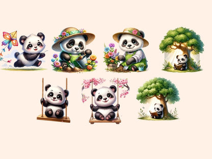 Pandas Clipart bear clipart - Wonders Artist