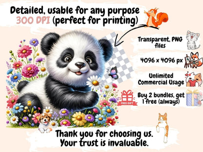 Pandas Clipart bear clipart - Wonders Artist