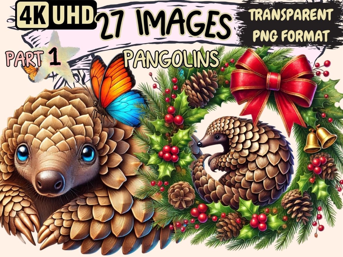 Pangolins Clipart Animal Clipart - Wonders Artist