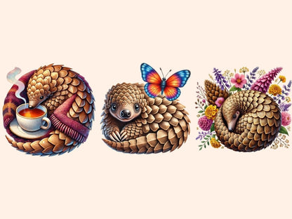 Pangolins Clipart Animal Clipart - Wonders Artist