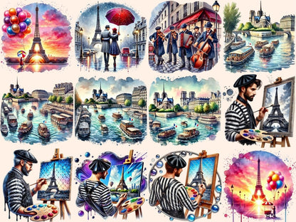 Paris Life Clipart City of Light PNG - Wonders Artist