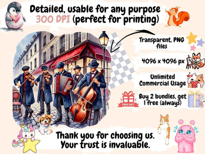 Paris Life Clipart City of Light PNG - Wonders Artist