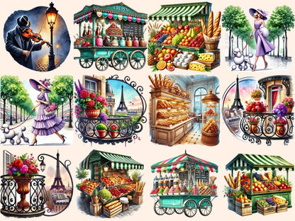Paris Life (P2) Clipart City of Light PNG - Wonders Artist