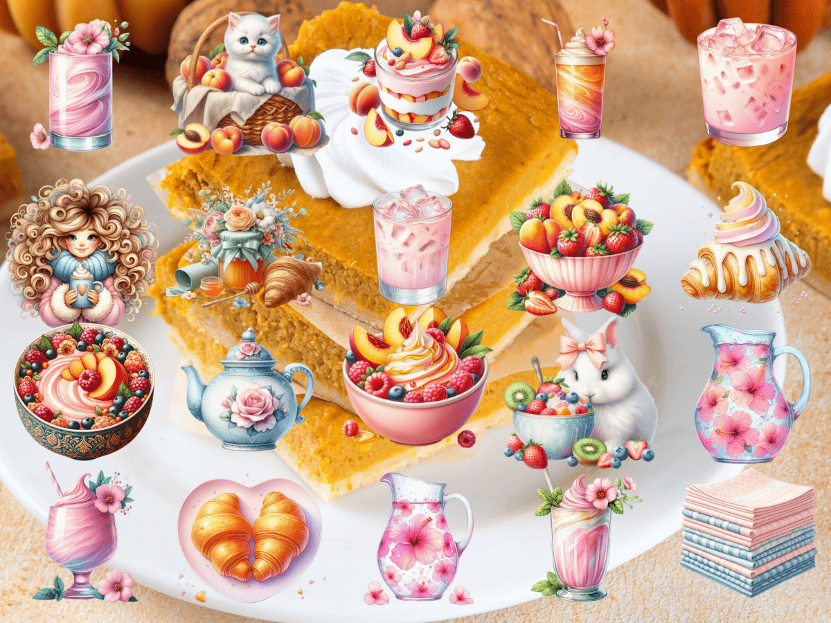 Pastel Breakfast Clipart (LIMITED EDITION) image 6