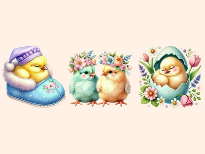 Pastel Chicks Clipart baby chick png chick clipart chick graphics - WondersArtist