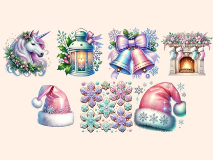 Pastel Christmas Clipart Christmas Clipart - Wonders Artist