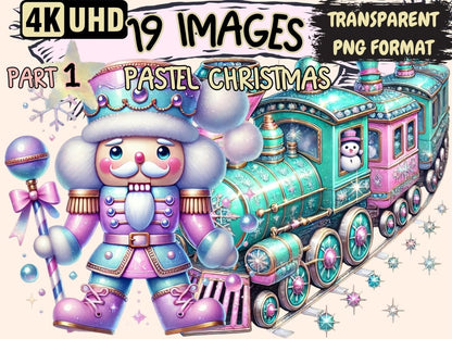 Pastel Christmas Clipart Christmas Clipart - Wonders Artist