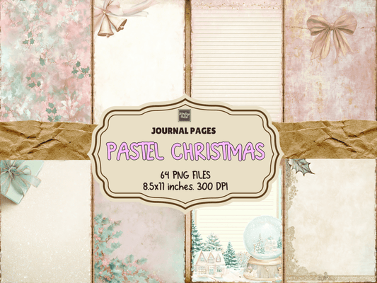 Pastel Christmas Journal Pages All Bundles Journal Pages new bundles all - WondersArtist