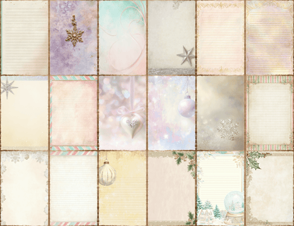 Pastel Christmas Journal Pages All Bundles Journal Pages new bundles all - WondersArtist