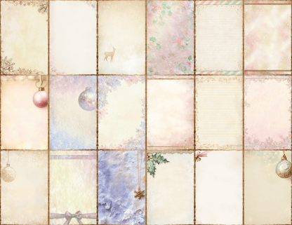 Pastel Christmas Journal Pages All Bundles Journal Pages new bundles all - WondersArtist