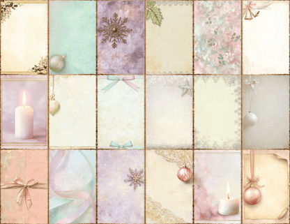 Pastel Christmas Journal Pages All Bundles Journal Pages new bundles all - WondersArtist