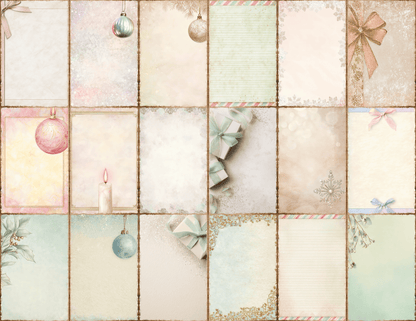 Pastel Christmas Journal Pages All Bundles Journal Pages new bundles all - WondersArtist