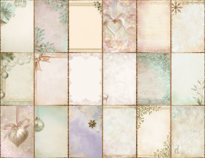 Pastel Christmas Journal Pages All Bundles Journal Pages new bundles all - WondersArtist