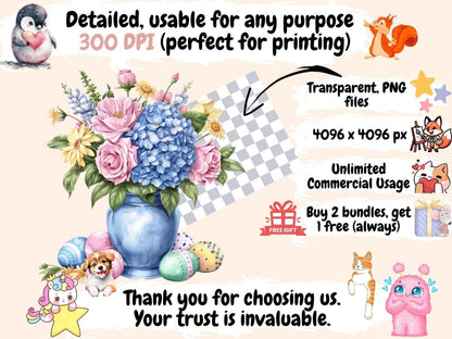 Pastel Easter Watercolor Clipart Easter Clipart - Wonders Artist