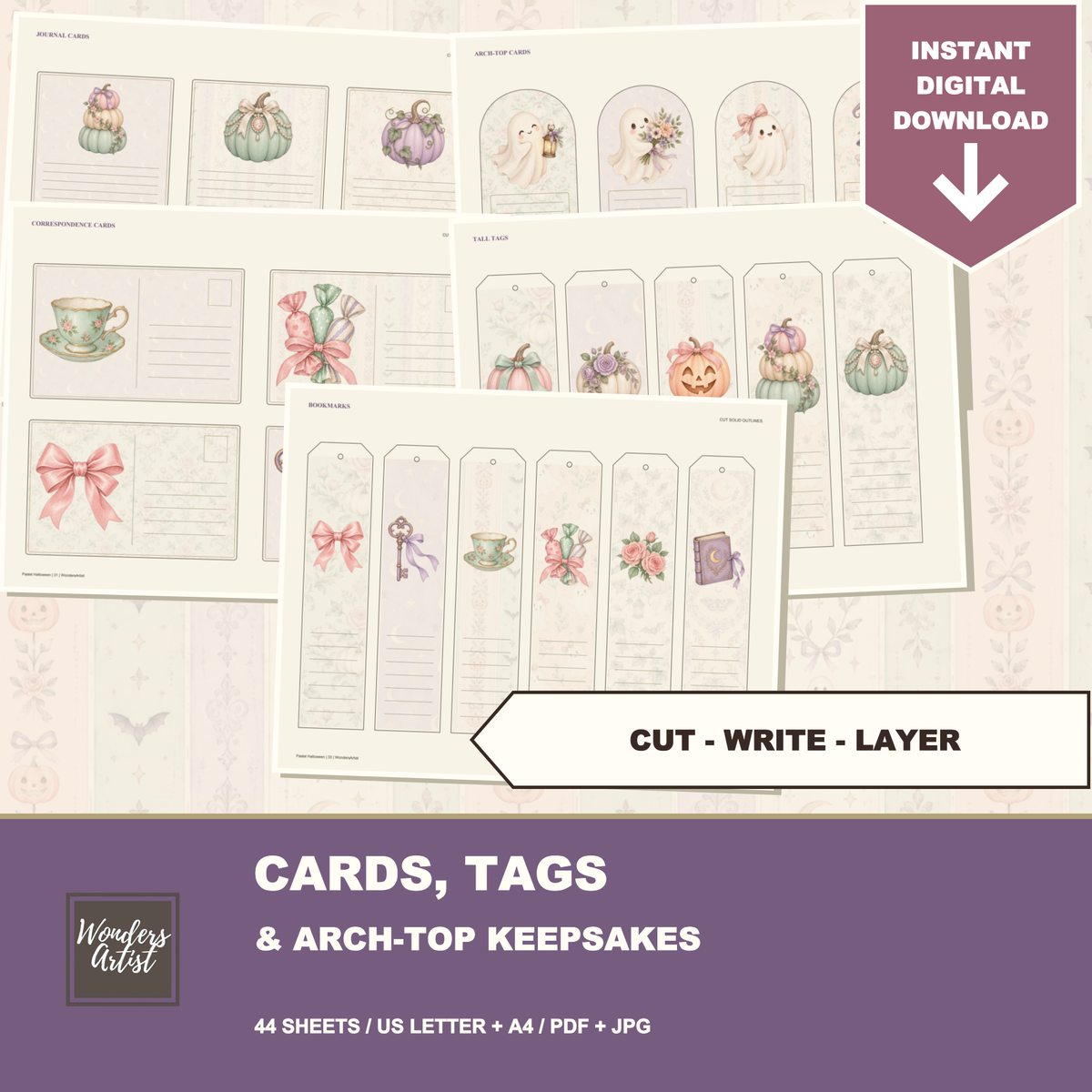 Pastel Halloween Journal Kit — listing image 3