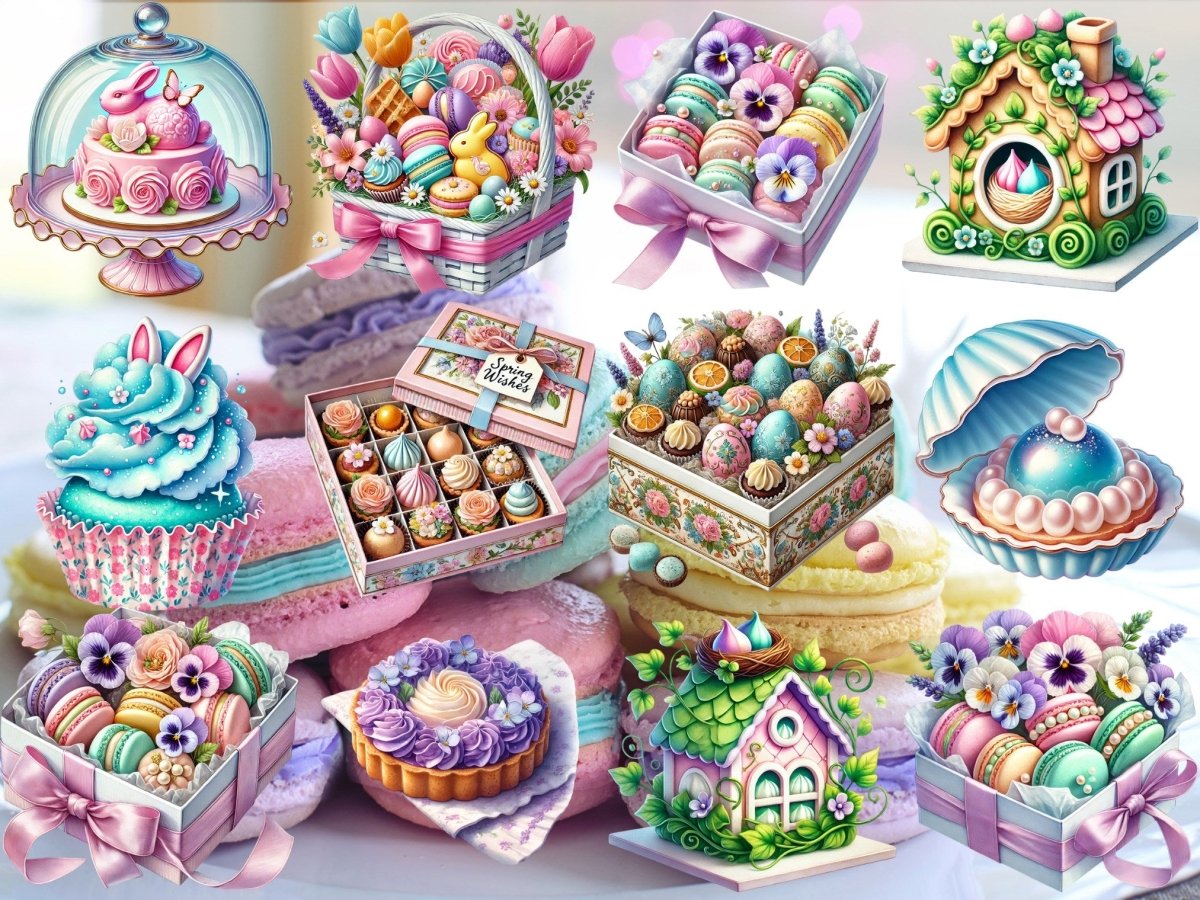 Clipart Patiserie Pastel (EDIȚIE LIMITATĂ) image 4
