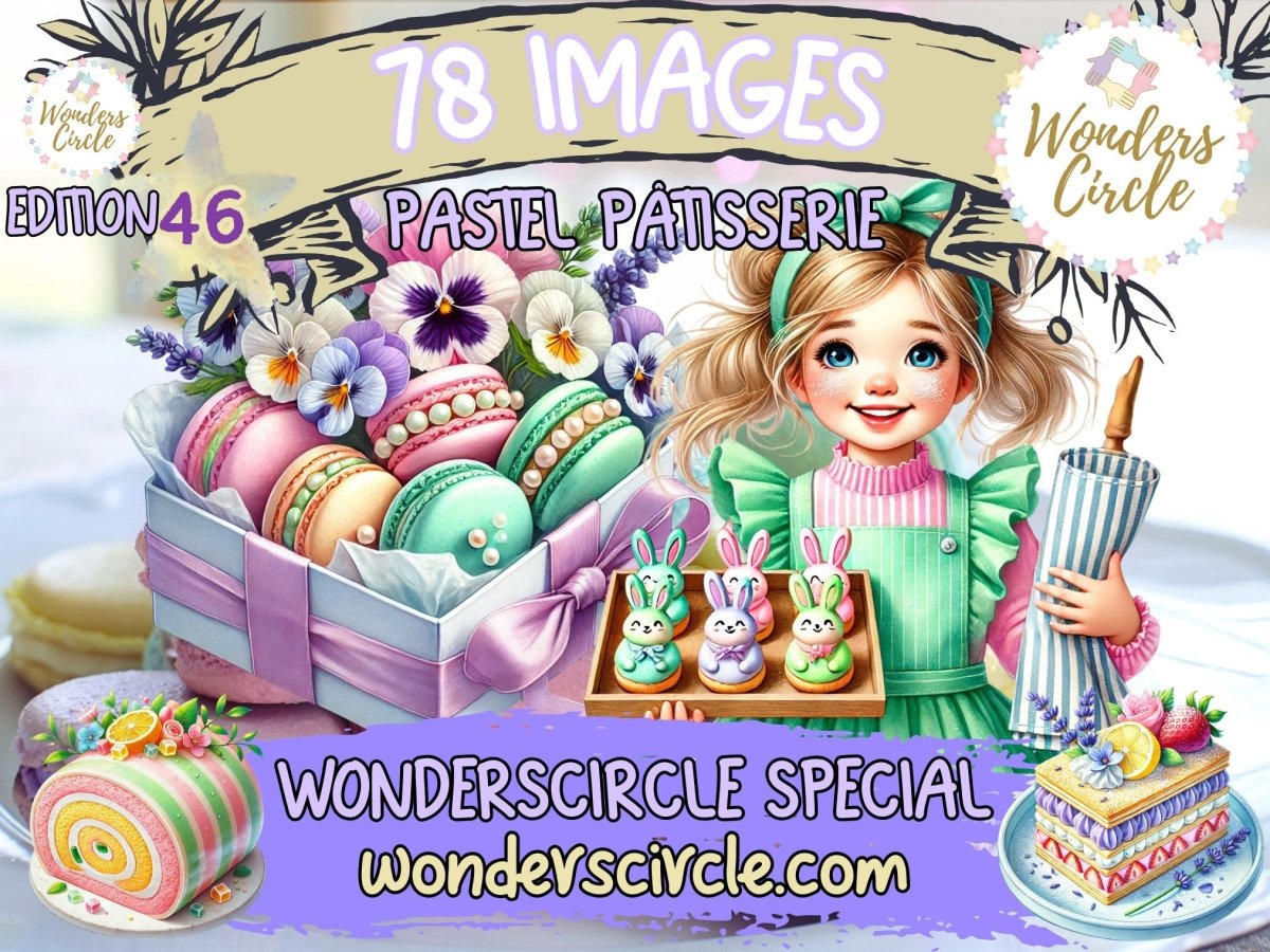 Clipart Patiserie Pastel (EDIȚIE LIMITATĂ) image 1
