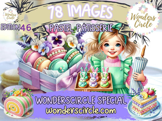 Pastel Pâtisserie Clipart (LIMITED EDITION) all - access - bundle new bundles all new mini - WondersArtist