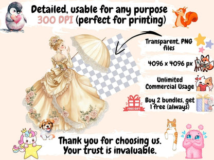 Pastel Reverie Watercolor Clipart cottagecore clipart dreamy clipart fantasy pastel png - WondersArtist