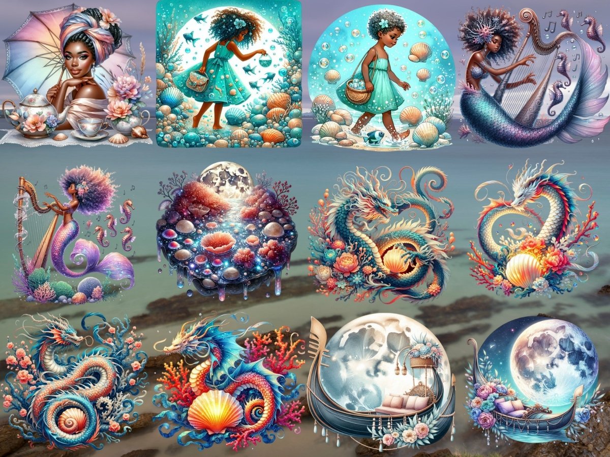 Pearlwhisper Bay Clipart (LIMITOVANÁ EDICE) image 7