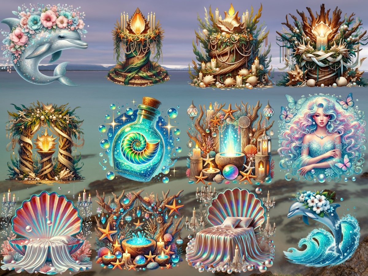 Pearlwhisper Bay Clipart (LIMITOVANÁ EDICE) image 5