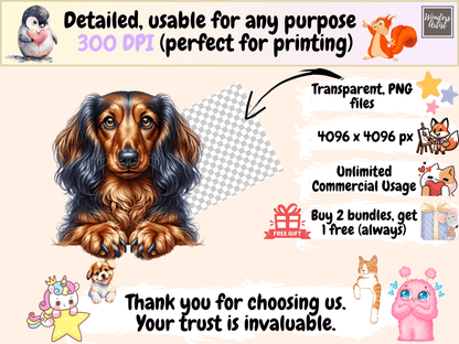 Peeking Dogs Clipart autopost Cute Dog Art CUTE PUPPY CLIPART - WondersArtist