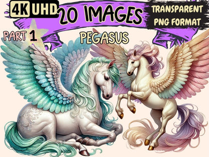 Pegasus Clipart Fantasy Pegasus - Wonders Artist