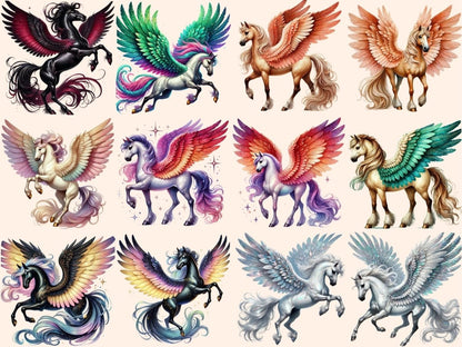 Pegasus Clipart Fantasy Pegasus - Wonders Artist