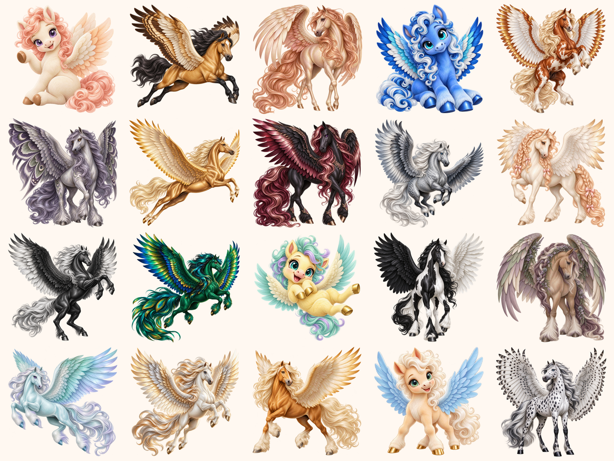 Pegasus Clipart — preview 5