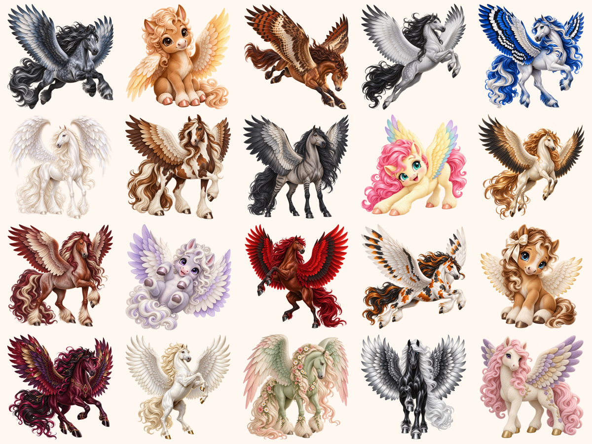 Pegasus Clipart — preview 7