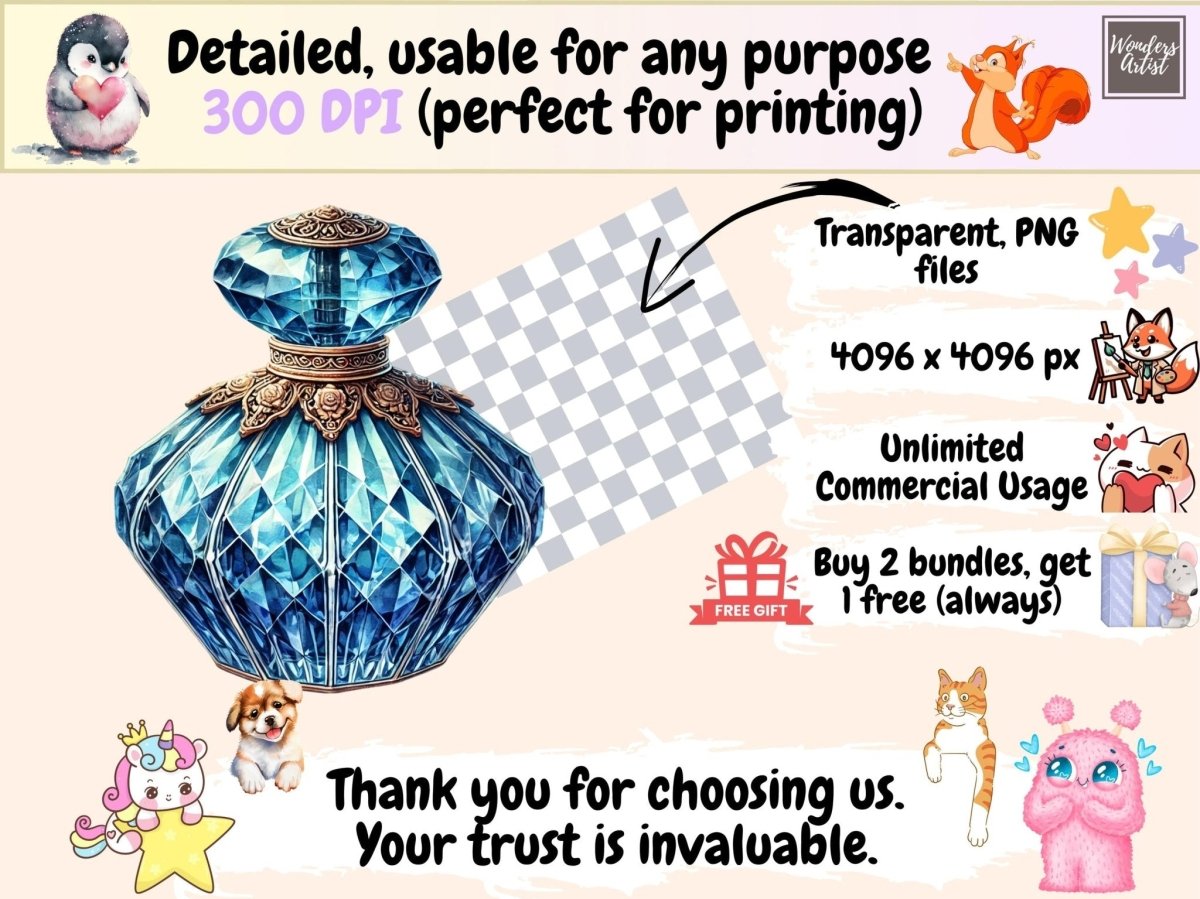 Perfume Bottles Clipart beauty clipart - Wonders Artist