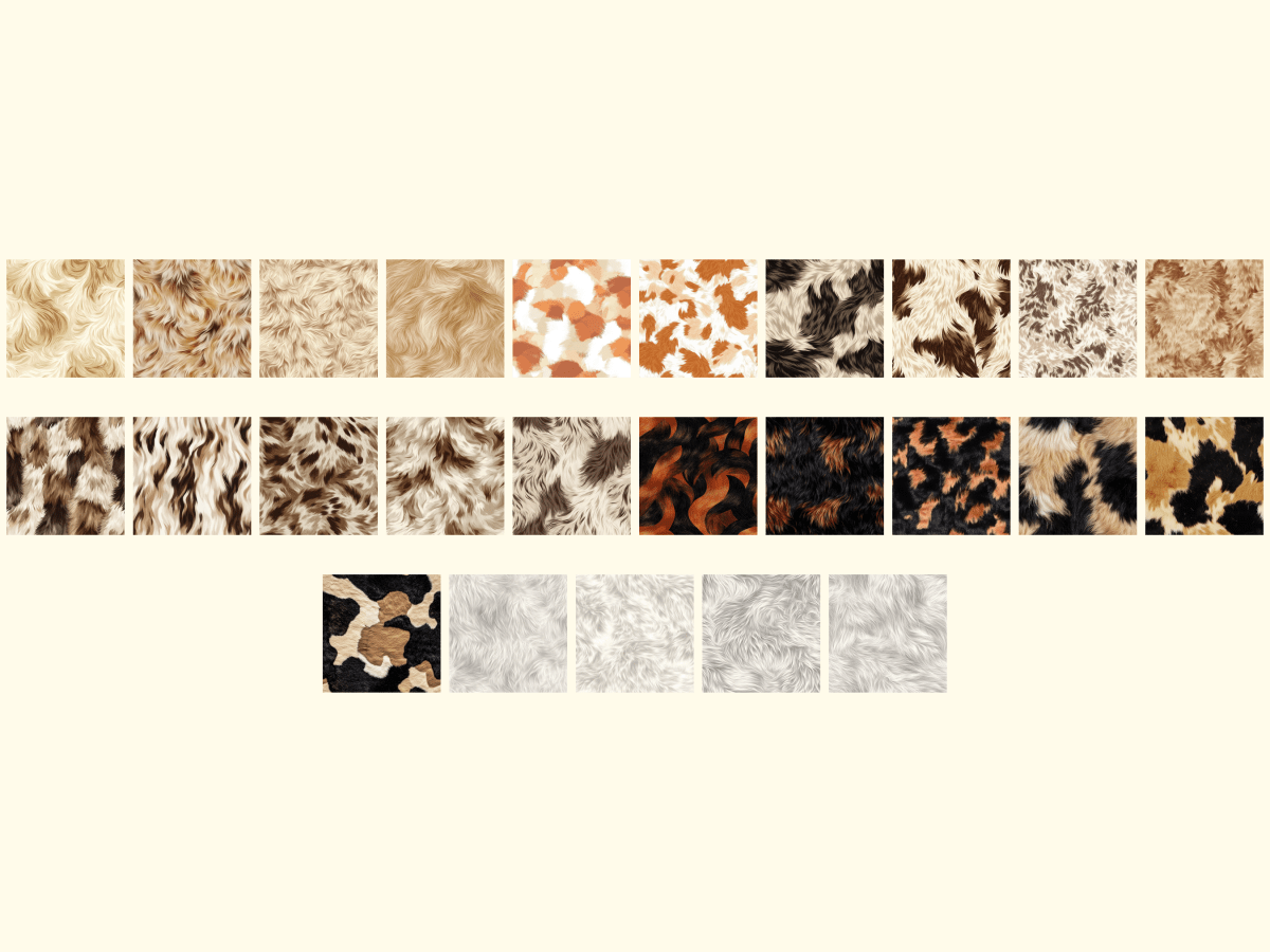 Pet Fur Digital Paper All Bundles Backgrounds Digital Paper - WondersArtist