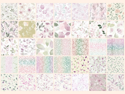 Petal Haze Seamless Digital Paper Airy Petal Texture - Wonders Artist