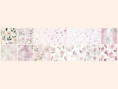 Petal Haze Seamless Digital Paper Airy Petal Texture - Wonders Artist