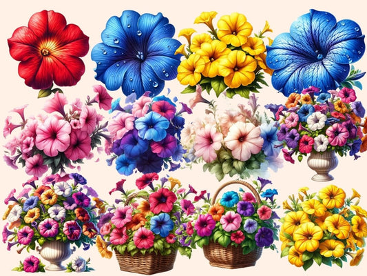 Petunias Clipart