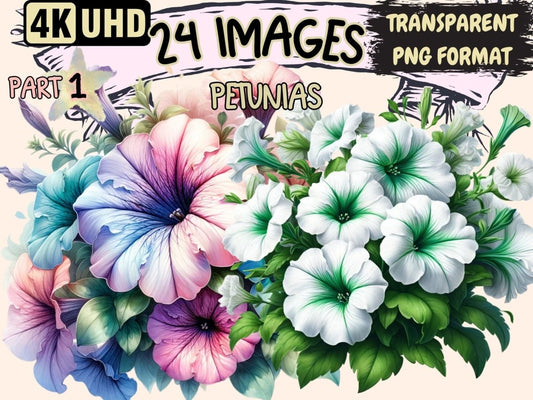 Petunias Clipart colorful petunia art - Wonders Artist