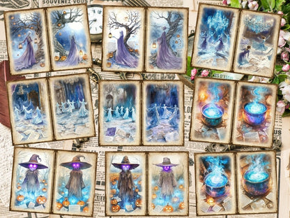 Phantom Night Journal Pages (P1) Dark Journal Kit - Wonders Artist