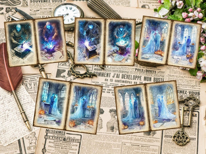 Phantom Night Journal Pages (P1) Dark Journal Kit - Wonders Artist