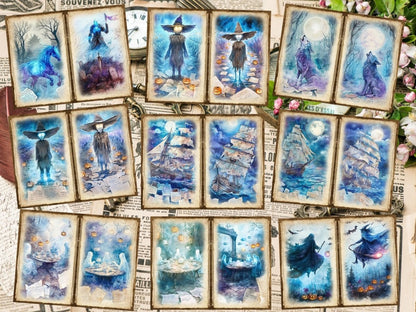 Phantom Night Journal Pages (P2) Dark Journal Kit - Wonders Artist