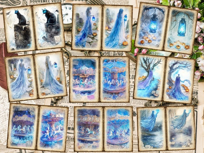 Phantom Night Journal Pages (P3) Dark Journal Kit - Wonders Artist