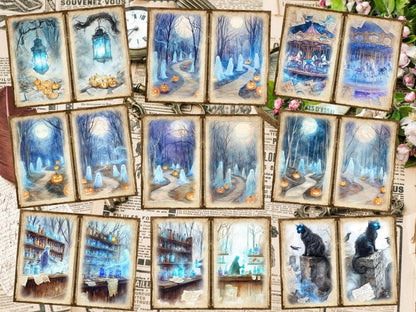 Phantom Night Journal Pages (P3) Dark Journal Kit - Wonders Artist